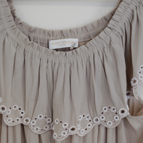 Ramy Brook Cream Mini Dress - Picture 7 of 8